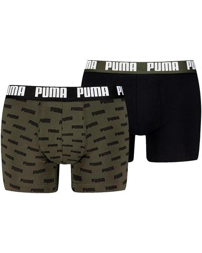 PUMA Boxers men everyday aop print boxer 2p - Vert