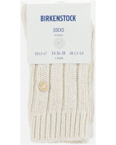 Birkenstock Chaussettes 32537 - Blanc