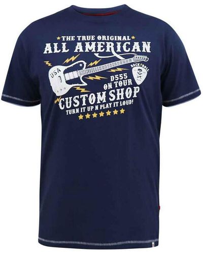 Duke T-shirt Bronte D555 All American - Bleu