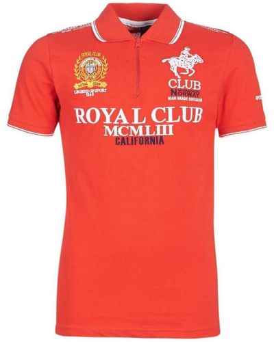 GEOGRAPHICAL NORWAY Polo KERATINE - Rouge