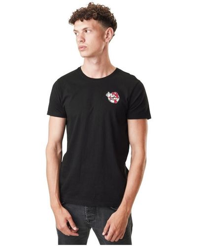 Capslab T-shirt T-Shirt Super Mario - Noir