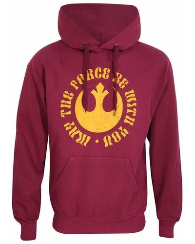 Disney Sweat-shirt May The Force Be With You - Rouge