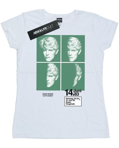 David Bowie T-shirt 1983 Concert Poster - Vert