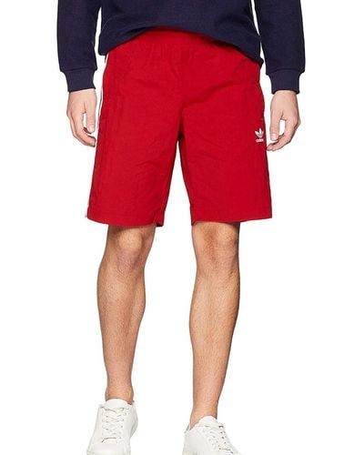 adidas 3-STRIPES SWIM COSTUME ROSSO hommes Short en rouge