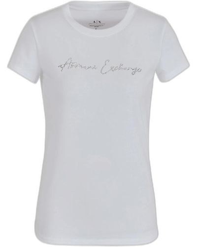 EAX T-shirt 3DYT27 YJDTZ - Blanc