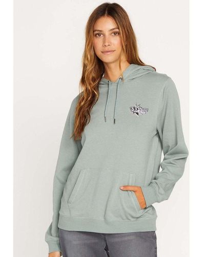 Volcom Polaire Sudadera con capucha Truly Deal - Abyss - Gris