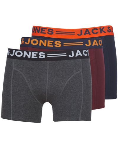 Jack & Jones Boxers JACLICHFIELD X 3 - Gris