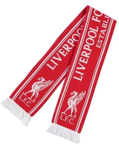 Liverpool Fc Echarpe Established 1892 - Rouge