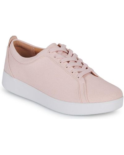 Fitflop Baskets basses RALLY CANVAS TRAINERS - Rose