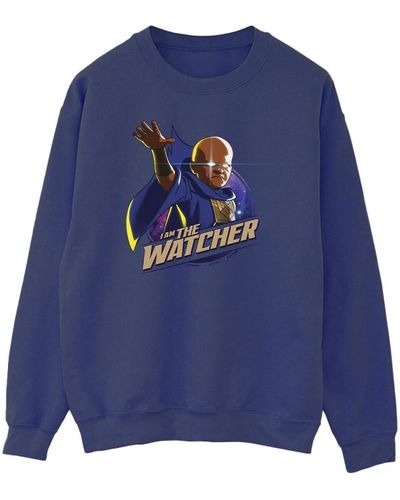 Marvel Sweat-shirt What If The Watcher - Bleu
