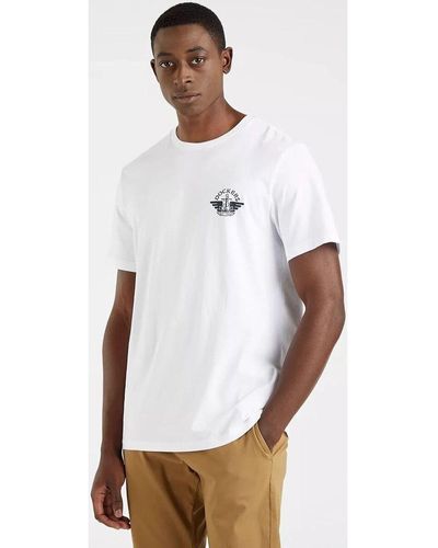 Dockers T-shirt A1103 0069 GRAPHIC TEE-LUCENT WHITE - Blanc