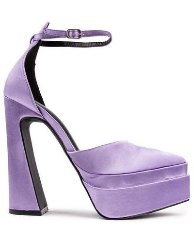 Truffle Collection Chaussures escarpins Salsa Platform Plateformes - Violet