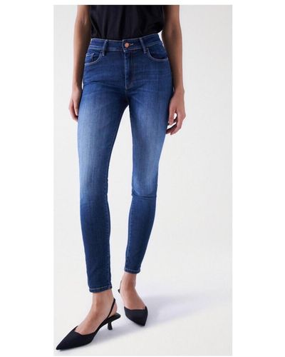 Salsa Jeans - JEAN DESTINY PUSH UP SKINNY - Bleu