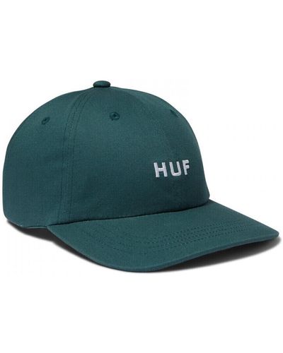 Huf Casquette Cap set og cv 6 panel hat - Vert