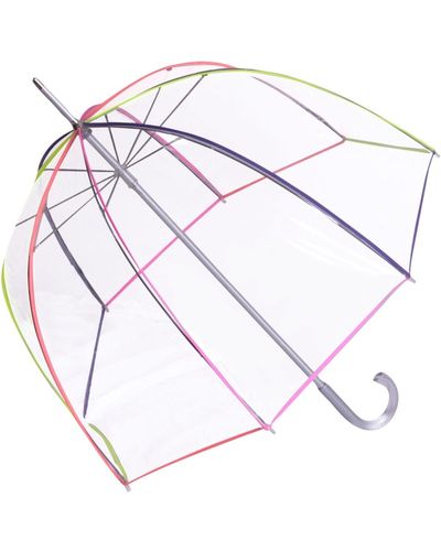 Isotoner Parapluies Parapluie cloche transparent - Blanc