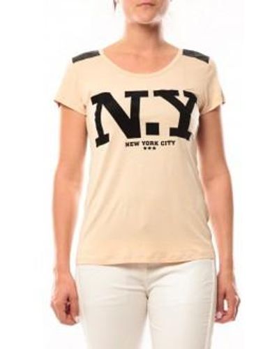 Dress Code T-shirt T-Shirt Love Look NY 1660 Beige - Neutre