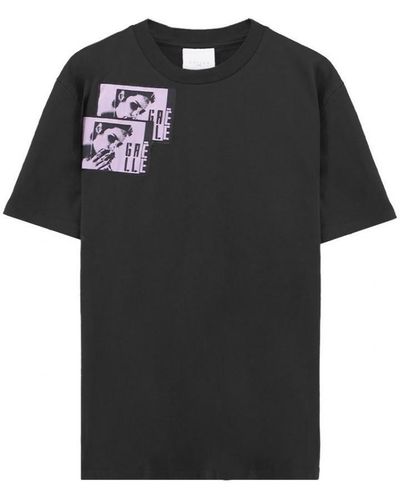 Gaelle Paris T-shirt T-shirt manches mi-longues noir