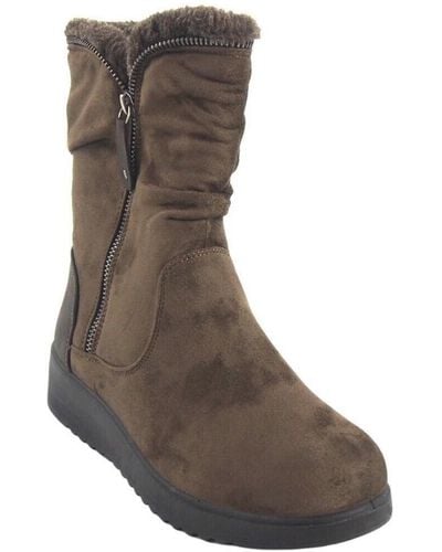 Amarpies Chaussures Botte 22418 ajh taupe - Marron
