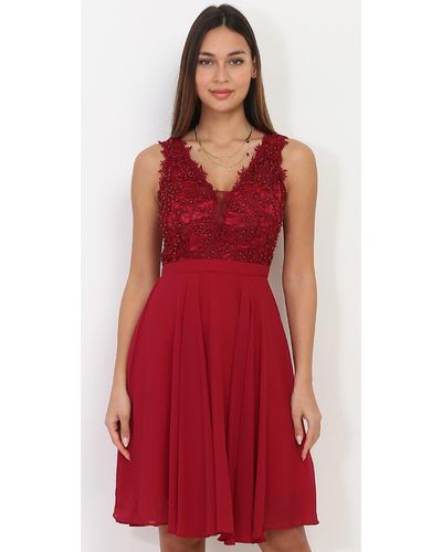 La Modeuse Robe 32851_P74499 - Rouge