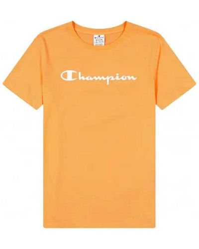 Champion Polo classic Crewneck T-Shirt - Orange