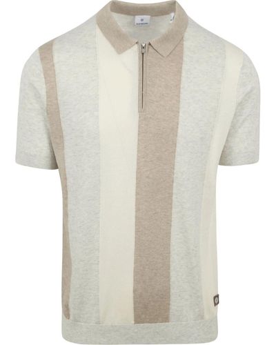 BLUE INDUSTRY T-shirt Knitted Polo M18 Beige - Neutre
