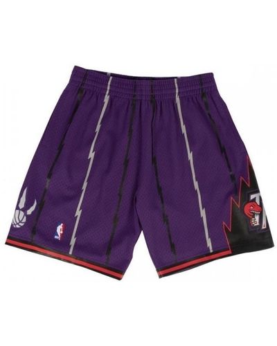 Mitchell & Ness Short Short NBA Toronto Raptors 1998 - Violet