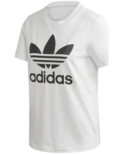 adidas T-shirt Trefoil Tee - Blanc