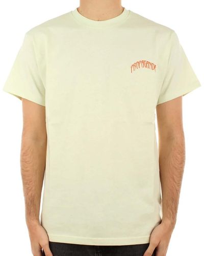 Propaganda T-shirt T-Shirt Triangle Cobrahm - Jaune