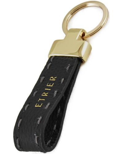 Etrier Porte-monnaie Porte-clefs Tradition cuir TRADITION 709-00EHER94 - Noir