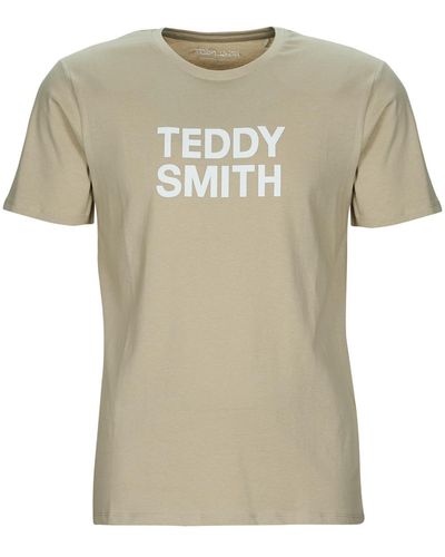 Teddy Smith T-shirt TICLASS BASIC MC - Neutre