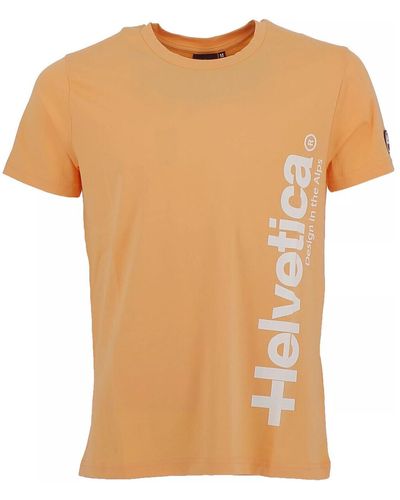 Helvetica T-shirt SMITH - Orange