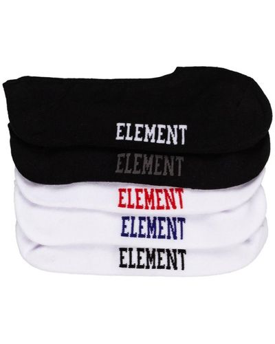 Element Chaussettes Low-rise socks 5 p. - Noir