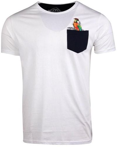 La Maison Blaggio T-shirt MB-MAGENTA - Blanc