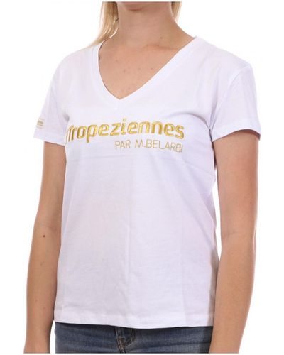 Les Tropéziennes Par M Belarbi T-shirt 112-2568C - Blanc