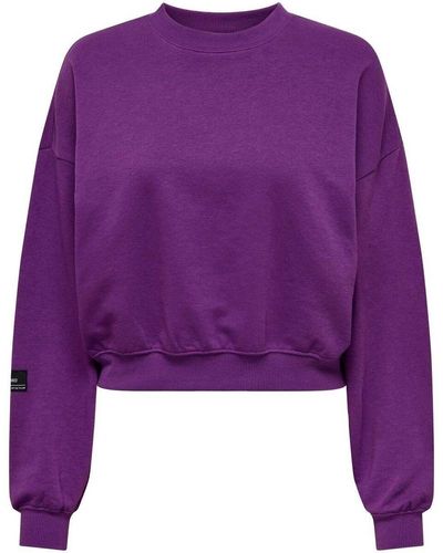 ONLY Sweat-shirt 15312086 BELLA SHORT-PURPLE MAGIC - Violet