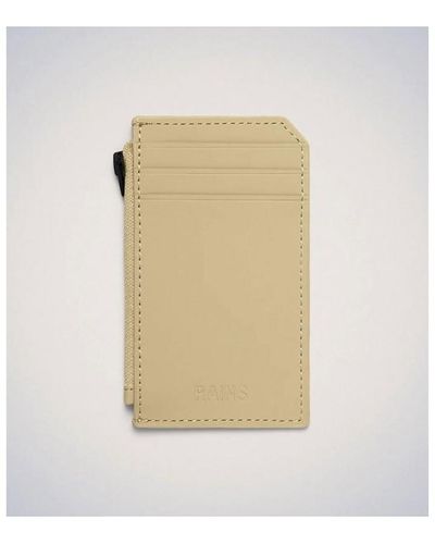 Rains Porte document Card Wallet Sand - Blanc