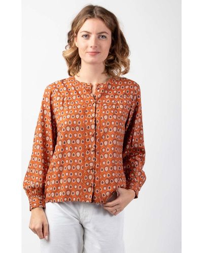 Coton Du Monde Blouses Joe - Orange