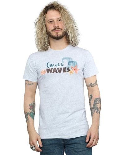 Disney T-shirt Moana One With The Waves - Bleu