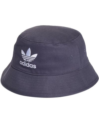 adidas Chapeau Adicolor Trefoil Bucket Hat - Bleu