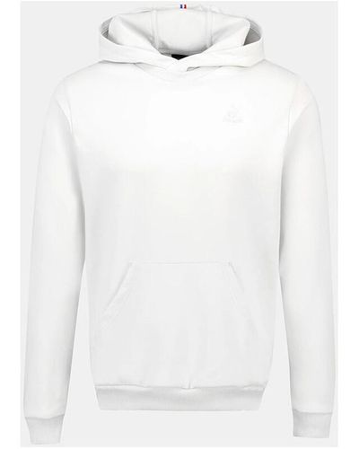 Le Coq Sportif Sweat-shirt ESS T/T Hoody / Blanc