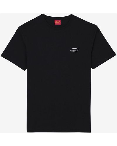 Oxbow T-shirt Tee shirt manches courtes graphique TAPEBA - Noir