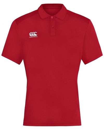 Canterbury T-shirt Club Dry - Rouge