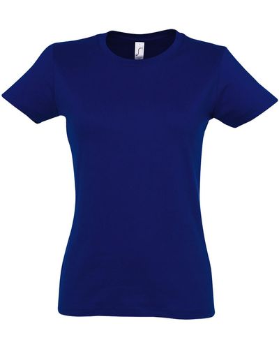 Sol's T-shirt Imperial - Bleu