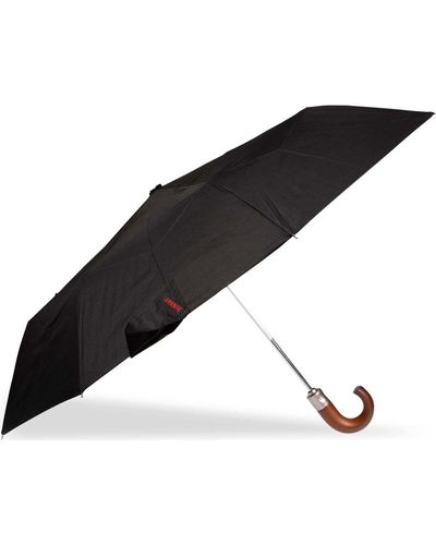 Isotoner Parapluies Parapluie crook poignée bois - Noir