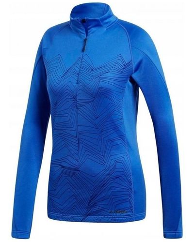 adidas Sweat-shirt W Icesky Top - Bleu