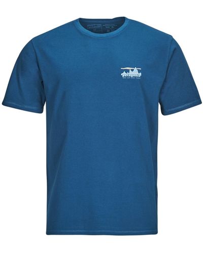 Patagonia T-shirt M'S '73 SKYLINE ORGANIC T-SHIRT - Bleu