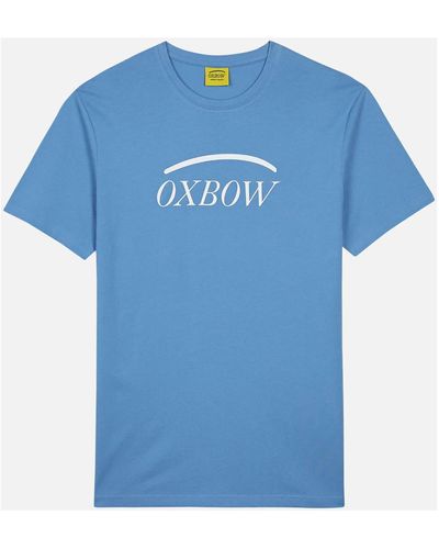 Oxbow T-shirt Tee shirt manches courtes graphique TALAI - Bleu