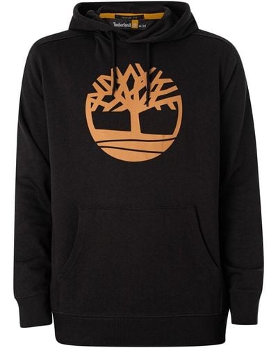 Timberland Sweat-shirt Sweat à capuche avec logo principal - Noir