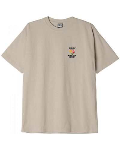Obey T-shirt A piece of heaven - Neutre