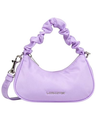 Lancaster Sac Bandouliere Mini sac Ref 510 72 Parme 20*10*5 cm - Violet